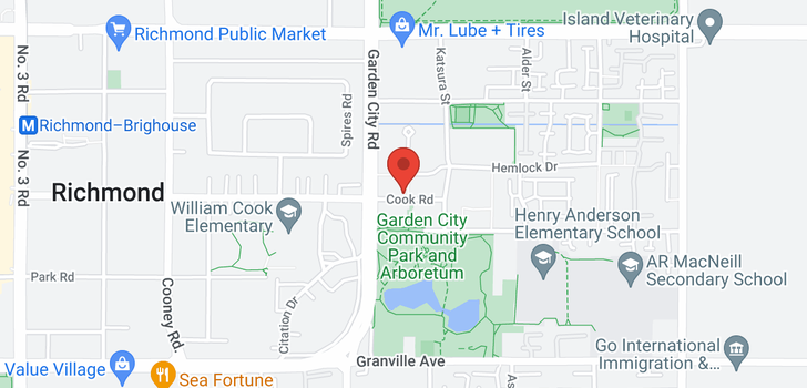 map of 1201 9099 COOK ROAD